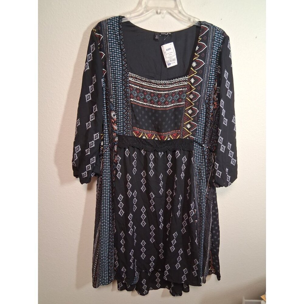 NWT Sami & Jo Dress Boho Y2K Business Casual Size 2X